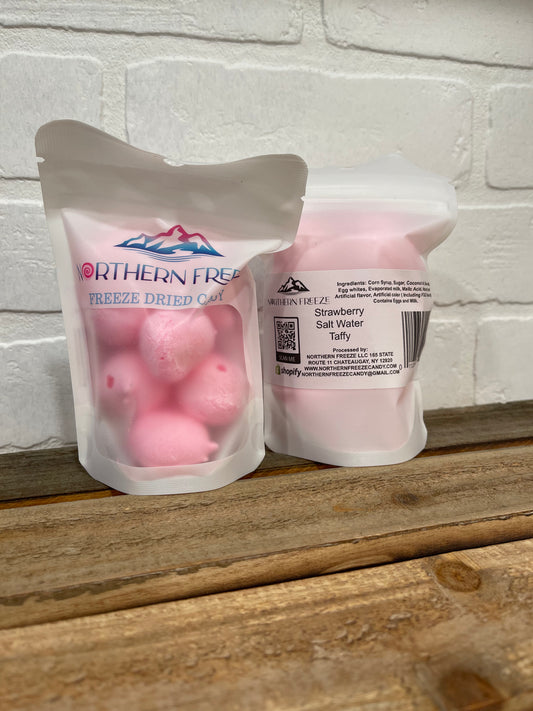 Freeze Dried Strawberry Salt Water Taffy