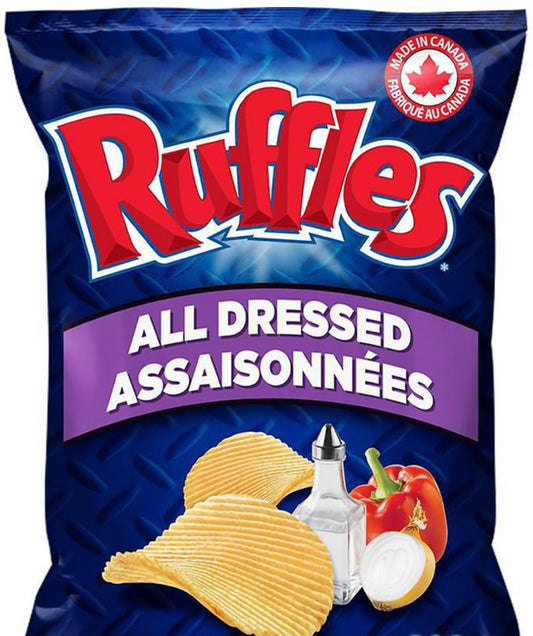 Ruffles All dressed chips 145g (big bag)- Canada 🇨🇦