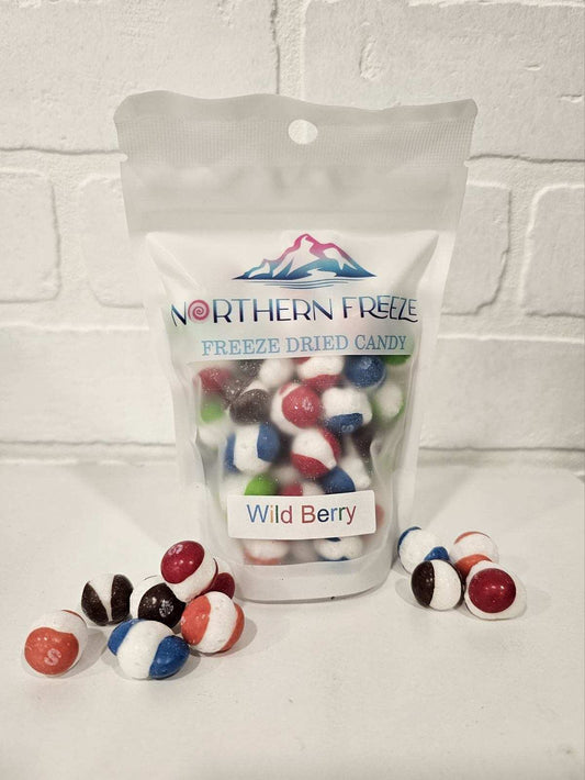 Freeze dried Wild Berry “frizzles”